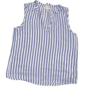 Cloth & Stone striped casual tank top size XL